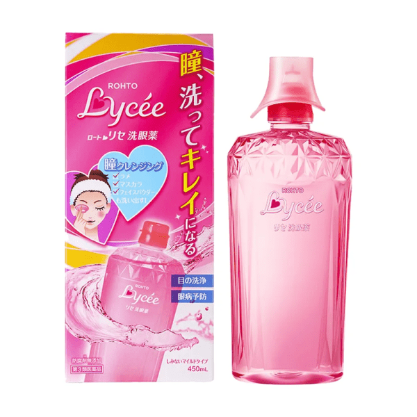 ROHTO Little Red Flower Eye Wash Relieves Eye Fatigue 450ml