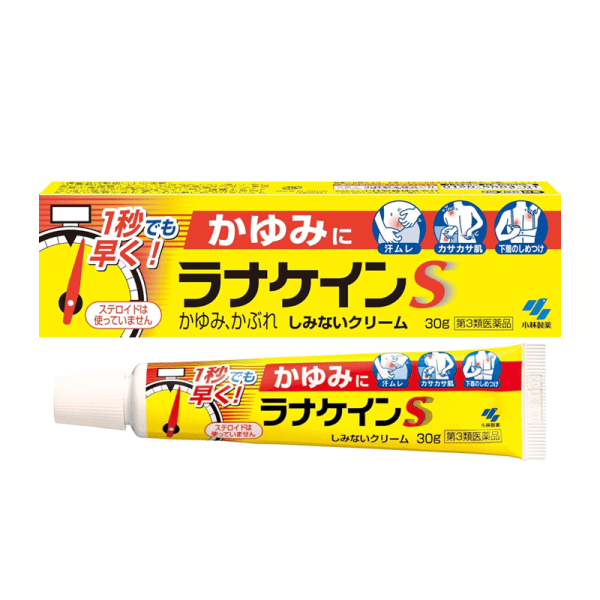 KOBAYASHI Ranakein S Anti-itch & Rash Cream 30g