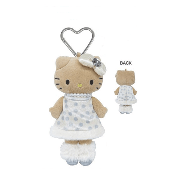 SANRIO Long-Legged Hello Kitty White Dress/Black Hat/Shawl