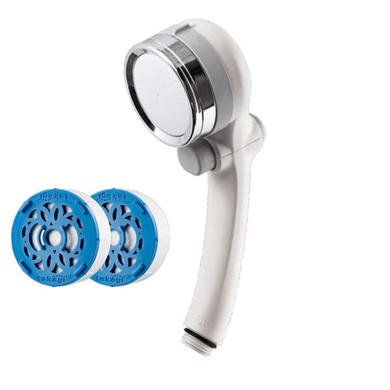 TAKAGI JSB222 Shower Filter Set Pressure Boost Model Includes Two Filters – Image 2