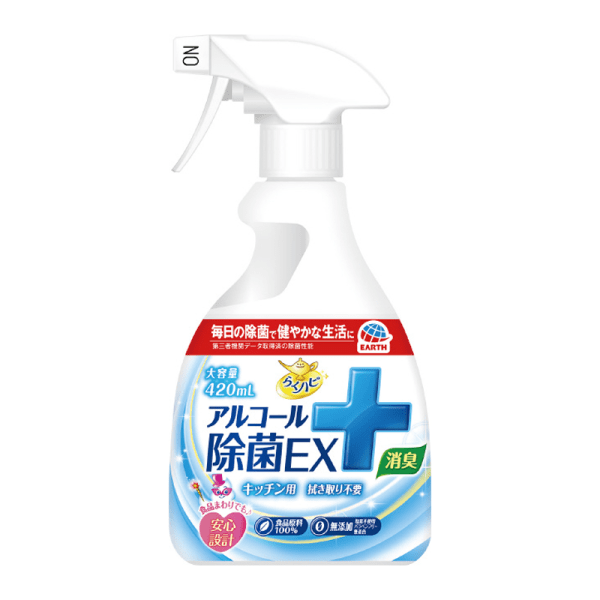 EARTH RakuHapi Alcohol Disinfectant EX 420ml