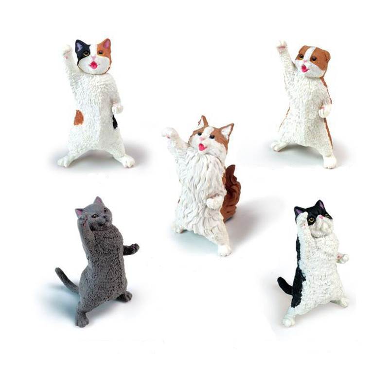 Yell World Figure NYAoooo!! 1 pc Cheerleading cat / Resting puppy / Fighting animal - immagine 6
