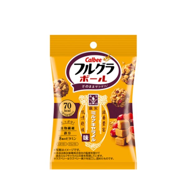 CALBEE Granola Energy Balls with Dried Cranberries Caramel Flavor 16g