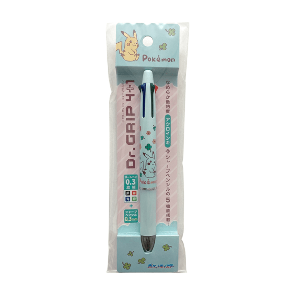 Dr.GRIP 4+1 Pokémon 4-color water-based pen A14 0.3mm/B14 0.5mm