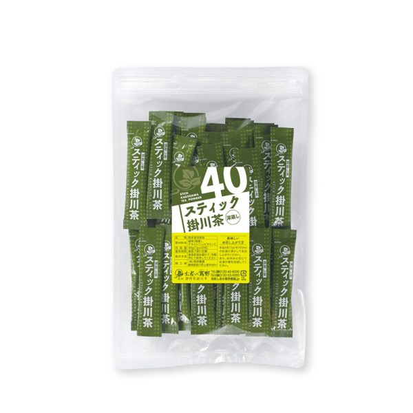 Ochano Katsurano Deep Steamed Kakegawa Green Tea Sticks  Individually Wrapped  Powdered Green Tea  1g × 40 Packets