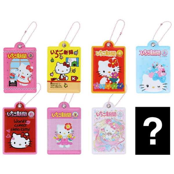 SANRIO Strawberry News 50th Anniversary Series Mirror Keychain Blind Box (Random 1 of 8 Designs)