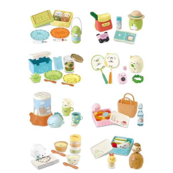 RE-MENT Sumikko Gurashi Picnic Series Blind Box Mini Figure (Random 1 of 8 Designs)