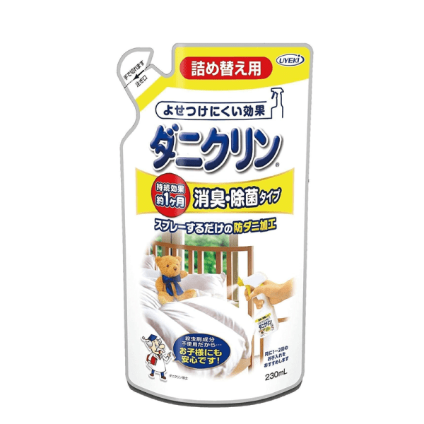 UYEKI Anti-mite and Antibacterial Cleaning Spray, Refill Pack 230ml, Multiple Options Available