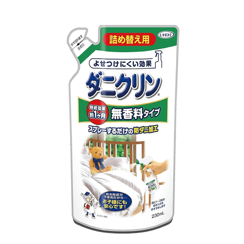 UYEKI Anti-mite and Antibacterial Cleaning Spray, Refill Pack 230ml, Multiple Options Available - Image 2