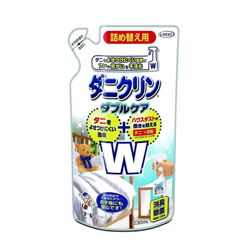 UYEKI Anti-mite and Antibacterial Cleaning Spray, Refill Pack 230ml, Multiple Options Available - Image 3