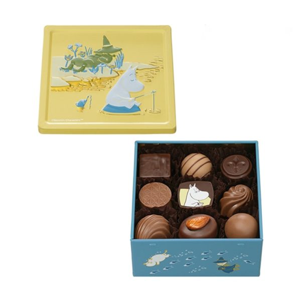Mary’s Moomin Collaboration Riverside Moments Assorted Nut & Coffee Chocolates 9 Pieces