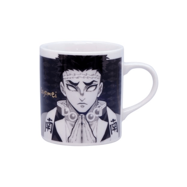 Demon Slayer monochrome mug, two styles available.