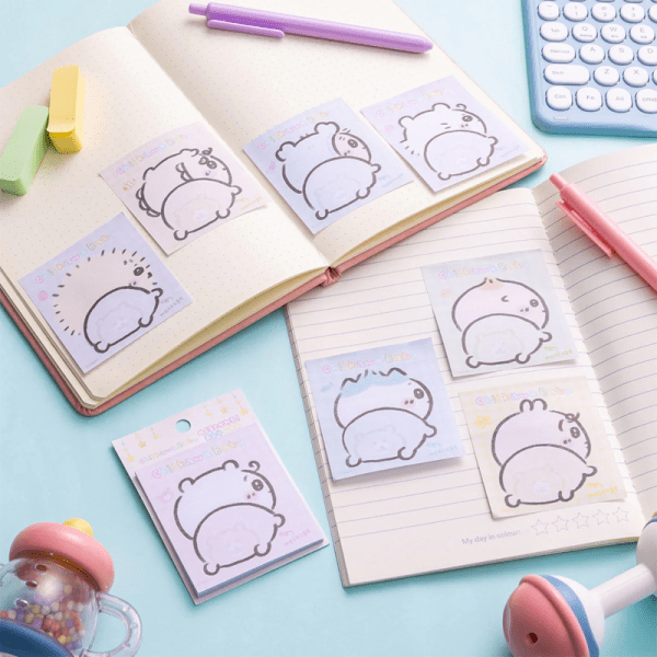 CHIIKAWA Baby Limited Edition Series – First Wave: Sticky Notes for Lying-Down Babies