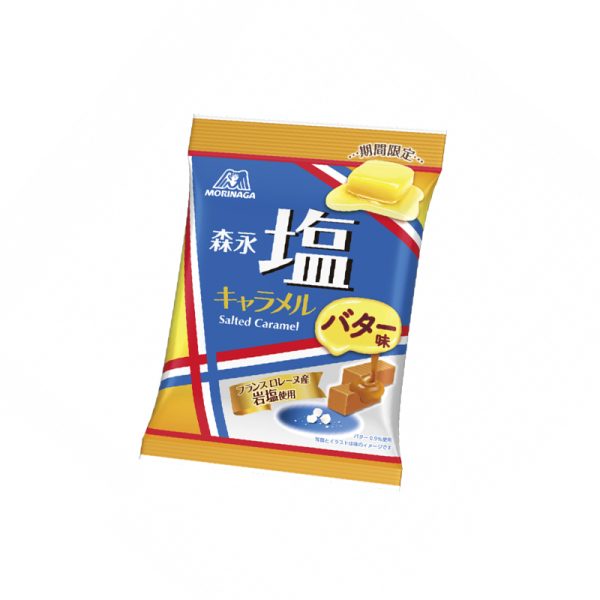 Morinaga Seika Caramel Series, Creamy Salted Caramel Candy (Butter Flavor), 69g