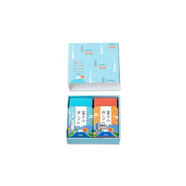 PLUS Mt. Fuji Limited Edition Eraser (2 pieces)