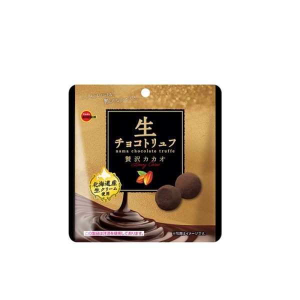 BOURBON Raw Chocolate Truffles Rich Cocoa Flavor 50g