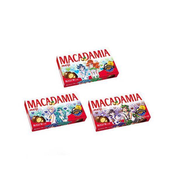 MEIJII Macadamia Chocolate Sailor Moon Collaboration 9 Pieces 3 Packaging Designs Shipped at Random