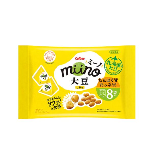 CALBEE miino Salted Soybean Crisps Triangle Pack 56g