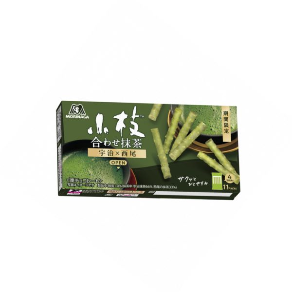 MORINAGA   Seika Koeda Chocolate Double Matcha Flavor 44 Sticks