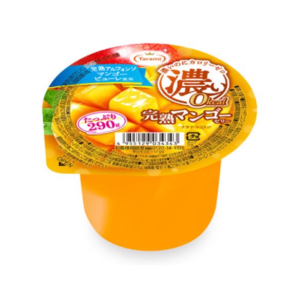 Tarami Ripe Mango Jelly, Rich and Delicious, 0 Calories, 290g