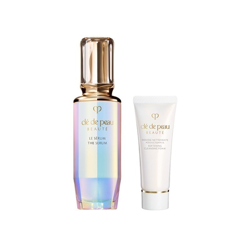 Clé de Peau Beauté Intensive Fortifying Emulsion II Set – Serum 50ml + Cleanser 20g / Serum 75ml + Cleanser 20g - Image 2