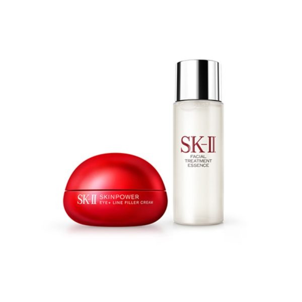 SK-II Skinpower Eye Cream Set – Eye Cream 15g + Facial Treatment Essence 30ml