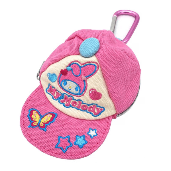SANRIO Colorful Baseball Cap Y2K Hat Storage Bag with Hanging Pouch – Multiple Styles Available