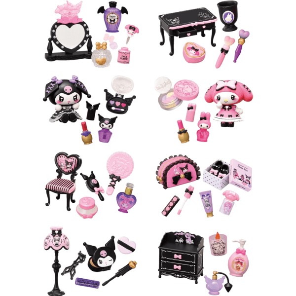 RE-MENT My Melody Chloe’s Mischievous Makeup Blind Box – 8 designs, randomly selected from 1.
