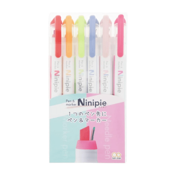 Sun-Star markers, 6-pack, multiple sizes available.