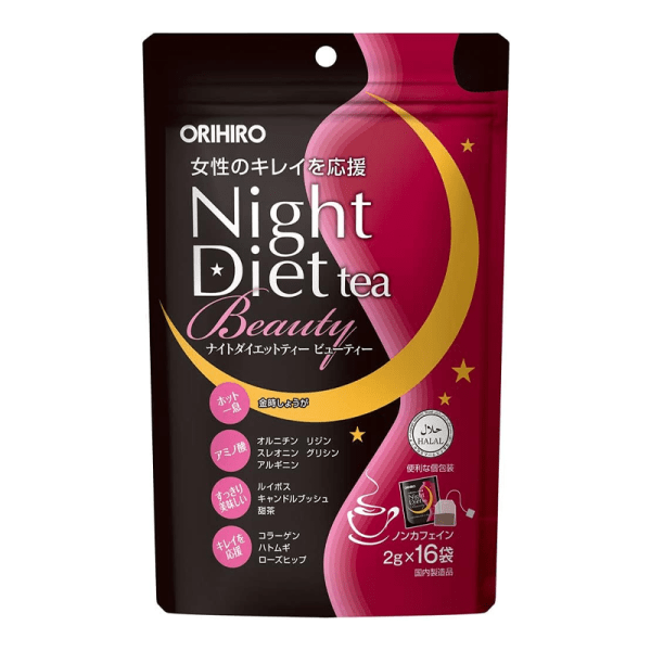 ORIHIRO Nighttime Slimming and Beauty Tea 16 sachets