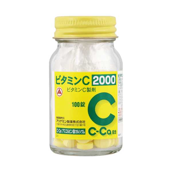 Alinamin Vitamin C Supplement 2000 100 Capsules