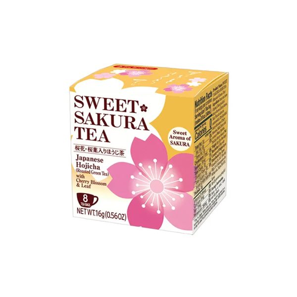 Tea Boutique  Sweet Sakura Roasted Green Tea 16g   2g × 8 Tea Bags