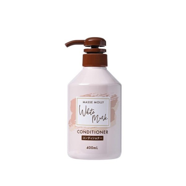 Cosme Station MASSEMOLLY White Musk Shampoo/Conditioner 400ml