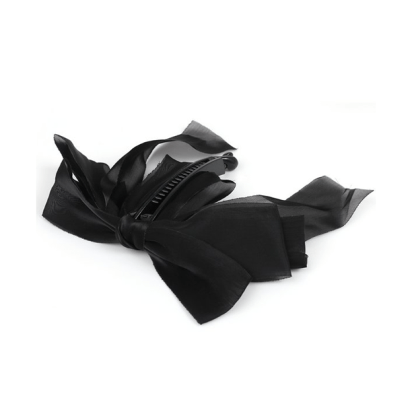 LUPIS Elegant Bow Banana Clip v2024 Ivory/Black