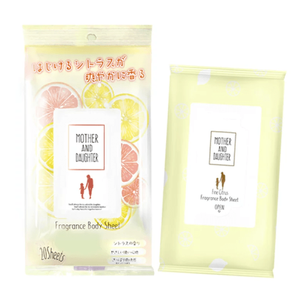 Mother & Daughter Fragrance Body Sheets, Fine Citrus, 20 sheets