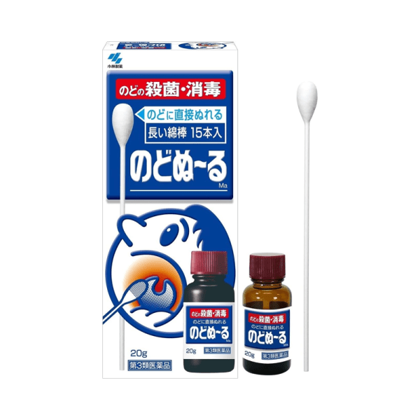 KOBAYASHI Topical Antibacterial and Disinfecting Lotion for Relieving Throat Inflammation 20g