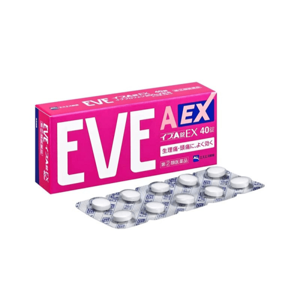 SS Pharmaceutical EVE Analgesic For Headache Toothache Menstrual Pain Quick-acting EX 40 Capsules