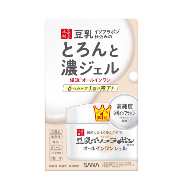 SANA Nameraka Honpo Soy Isoflavone All in One Gel 100 g