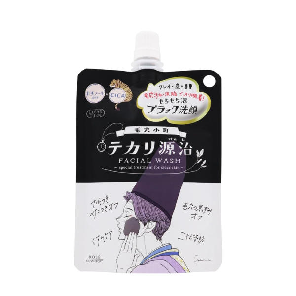 KOSE Clear Turn Pore Komachi Shine Control Cleanser 100 g