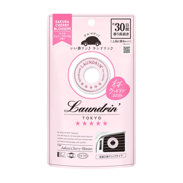LAUNDRIN 2026 Cherry Blossom Limited Edition Car Fragrance (1 piece)