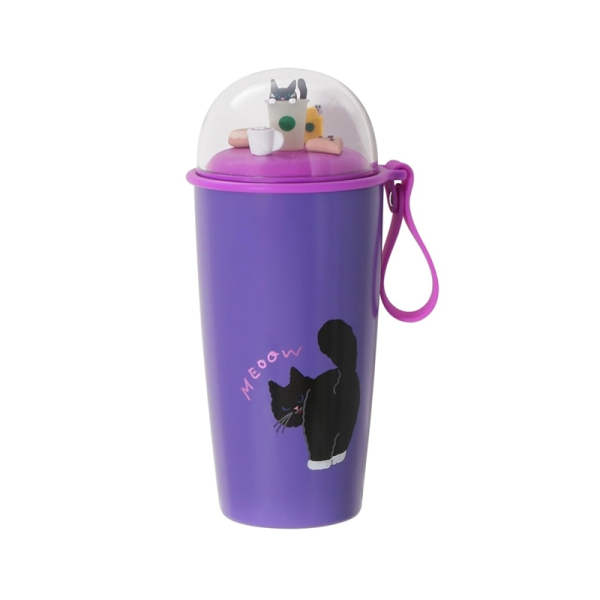 STARBUCKS Halloween Cat-Shaped Stainless Steel Mug 355ml
