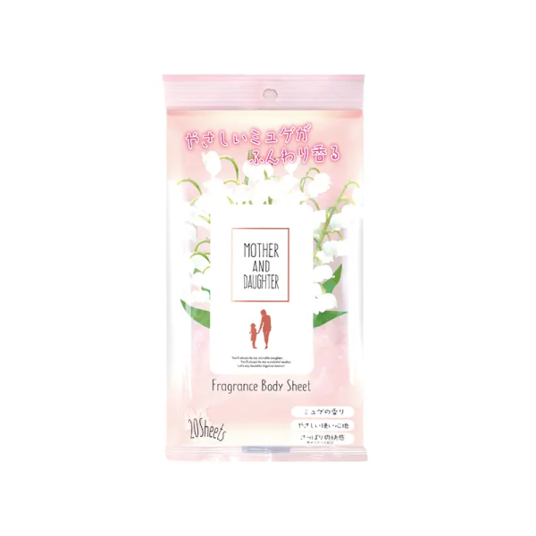 Mother & Daughter Fragrance Body Sheets, Muguet, 20 sheets