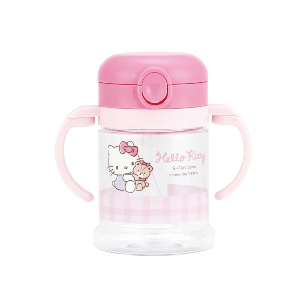 SKATER Baby Sippy Cup with Foldable Handles, Hello Kitty Design, 260ml