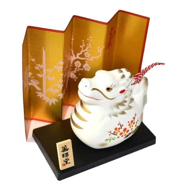 Jiachen Dragon Year Pharmacist Kiln Jincai Zhao Fuchen (Red and White. Big)(Y30)
