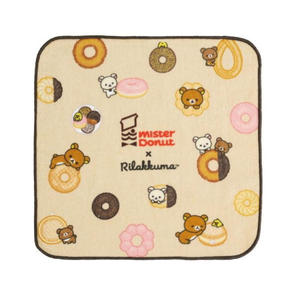 SAN-X&Mister Donut Collaboration: Sumikko Gurashi Donut Series Towels and Squares