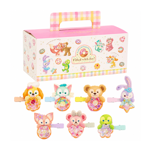Disney Duffy Family Donut Series Hair Clips/Hairpins, 7 Styles Available with Box