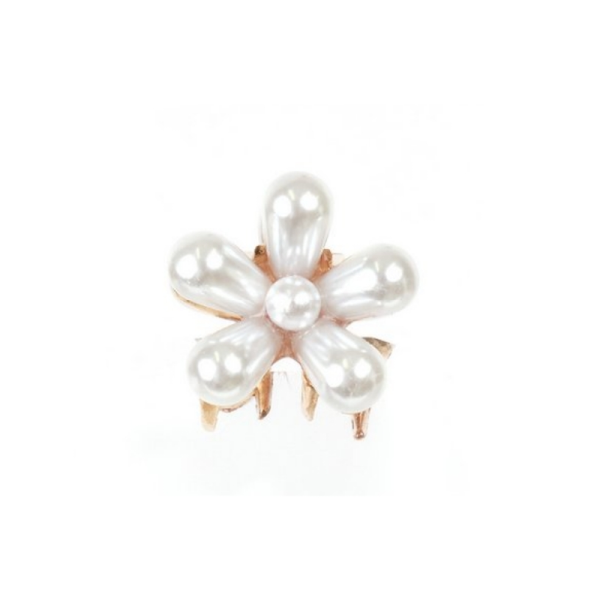 Lupis Flower Pearl Mini Hair Clip