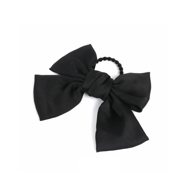 LUPIS Oversized Bow Hair Tie Black