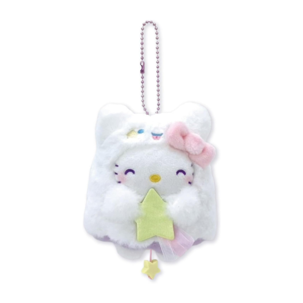 SANRIO Glow-in-the-Dark Ghost Series Plush Keychains – Multiple Sizes Available