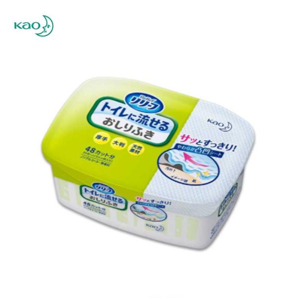 KAO Toilet Wipes 24 sheets per box/refill pack